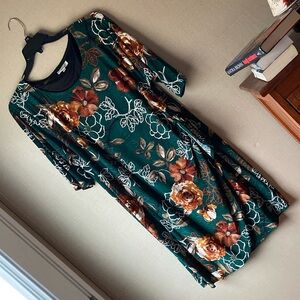 Bright and lively wrap dress